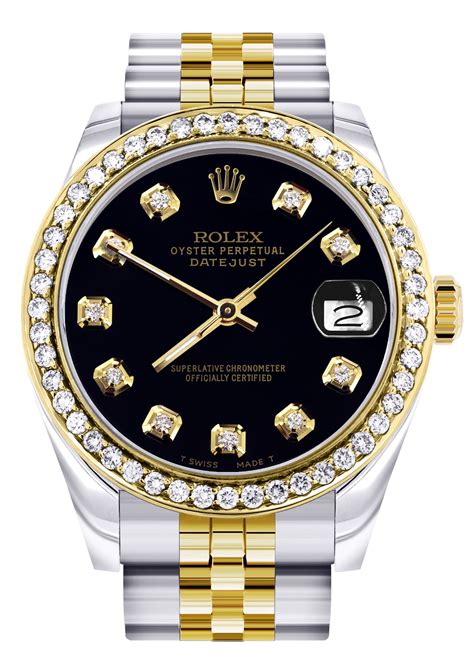 black diamond watch rolex